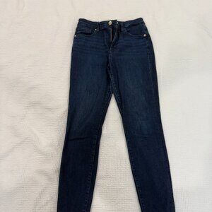 Good American Skinny Jeans – Size 6/28 Dark Wash | Stretch Denim |